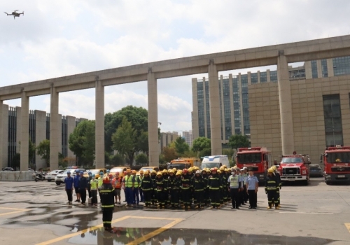 浙江眾成參與嘉善縣消防聯合演習活動